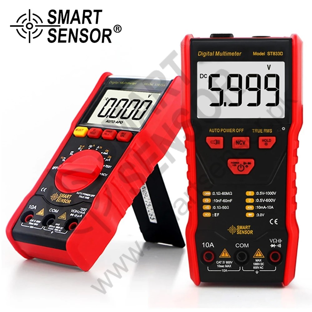 Smart Automatic Multimeter ST833D SMART SENSOR Full-Automatic Multimeter NCV In Pakistan | Smart ...
